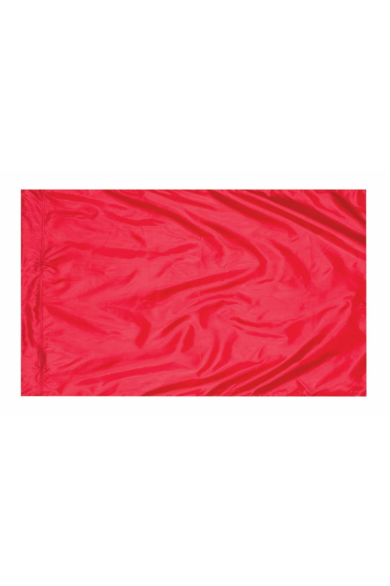 V1 Solid Poly China Silk Flag